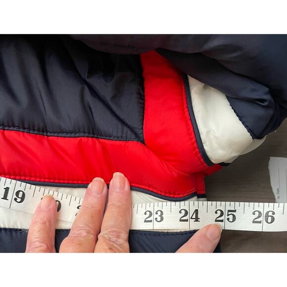 Sno Rags Unisex Size L Navy Red And White Winter Ski Full Zip Jacket-Vintage - Picture 6 of 9